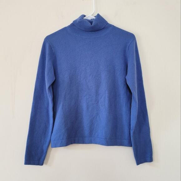 J. Mclaughlin Cashmere Blend Turtleneck Sweater - Picture 1 of 6